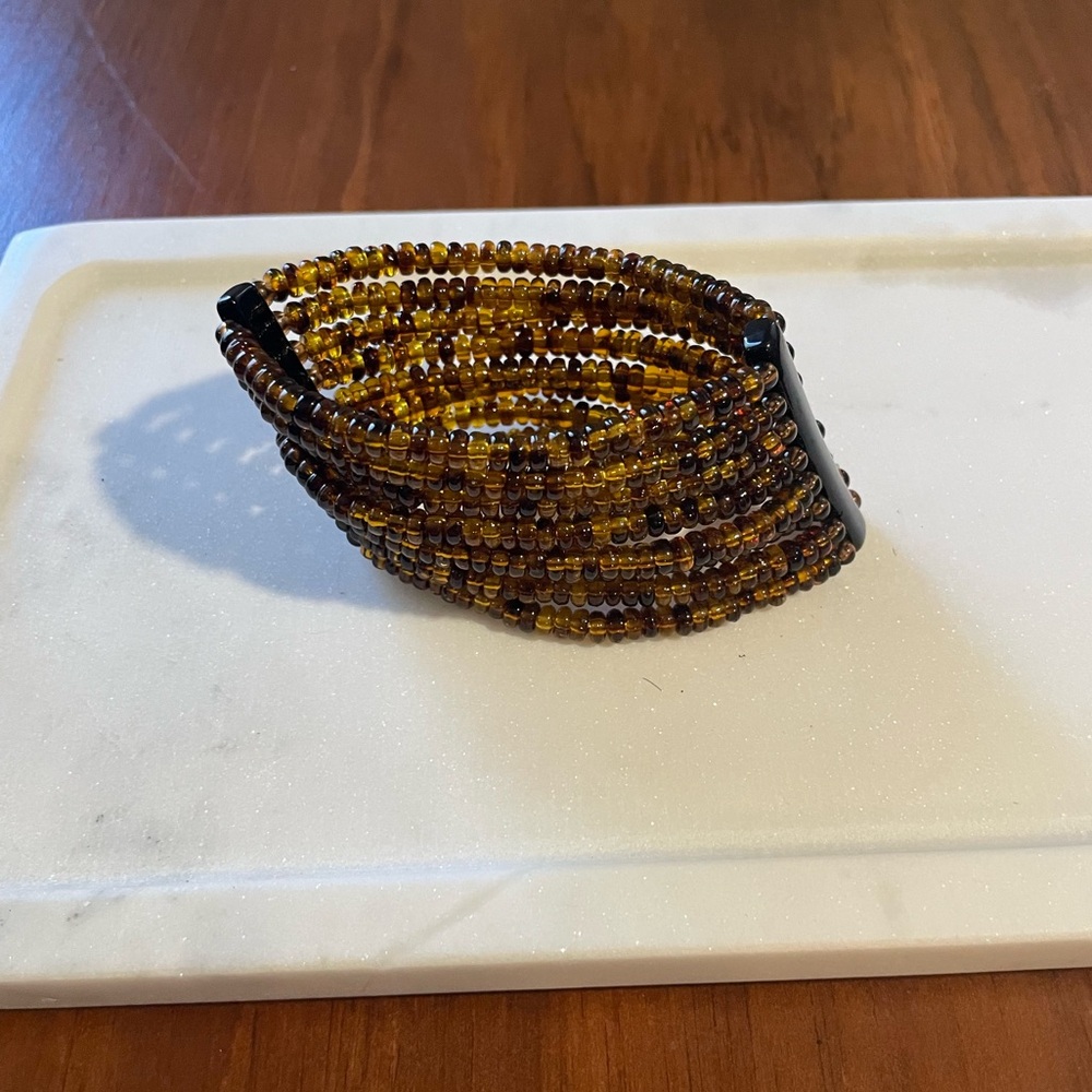 Multi layered beaded bracelet